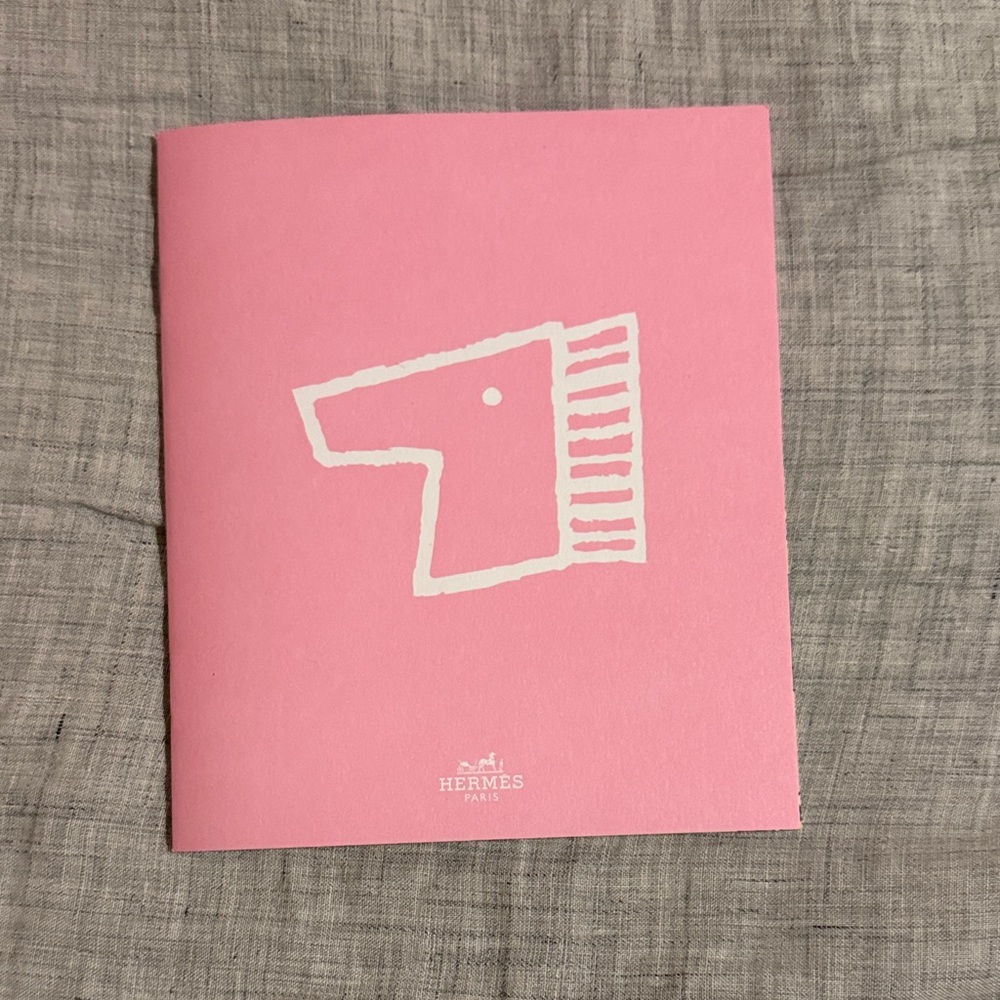 Hermès Pink Coloring Book from Mystery At the Grooms Pop Up - NEW